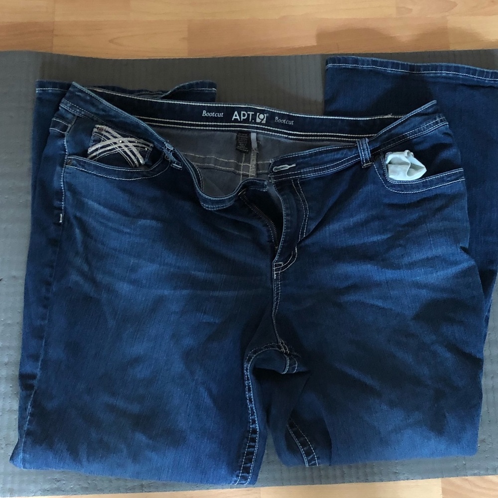 Plus Size Boot Cut Jeans